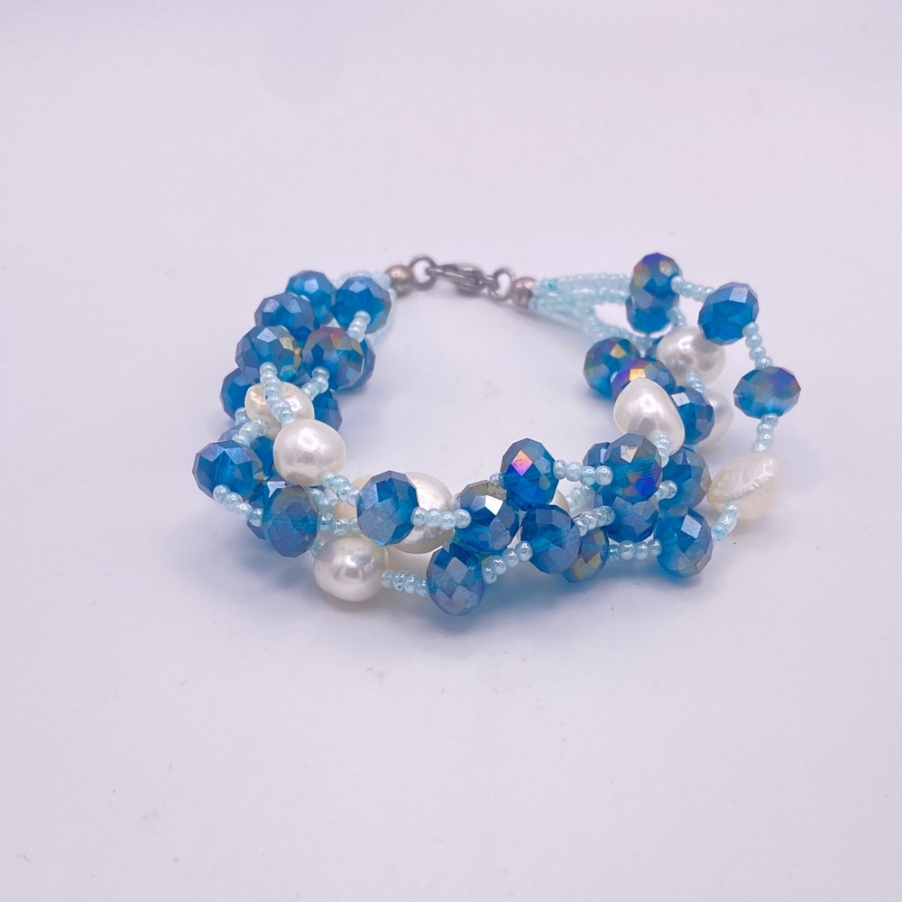 🔥7.5 Inch Cultured Pearl and Bead Bracelet🔥